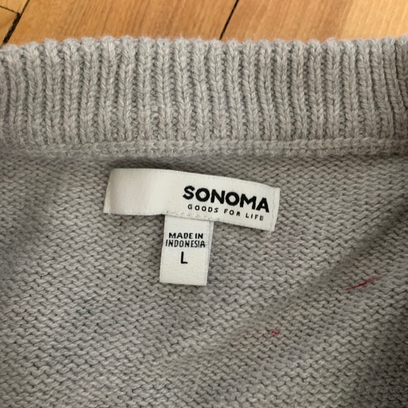 SONOMA Goods for Life Lattice Sweater in Gray - Picture 5 of 6